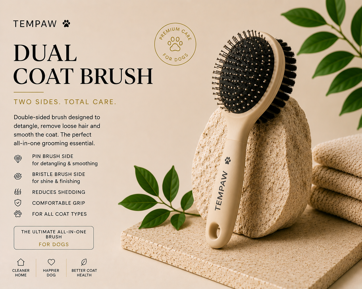 Tempaw dual coat brush