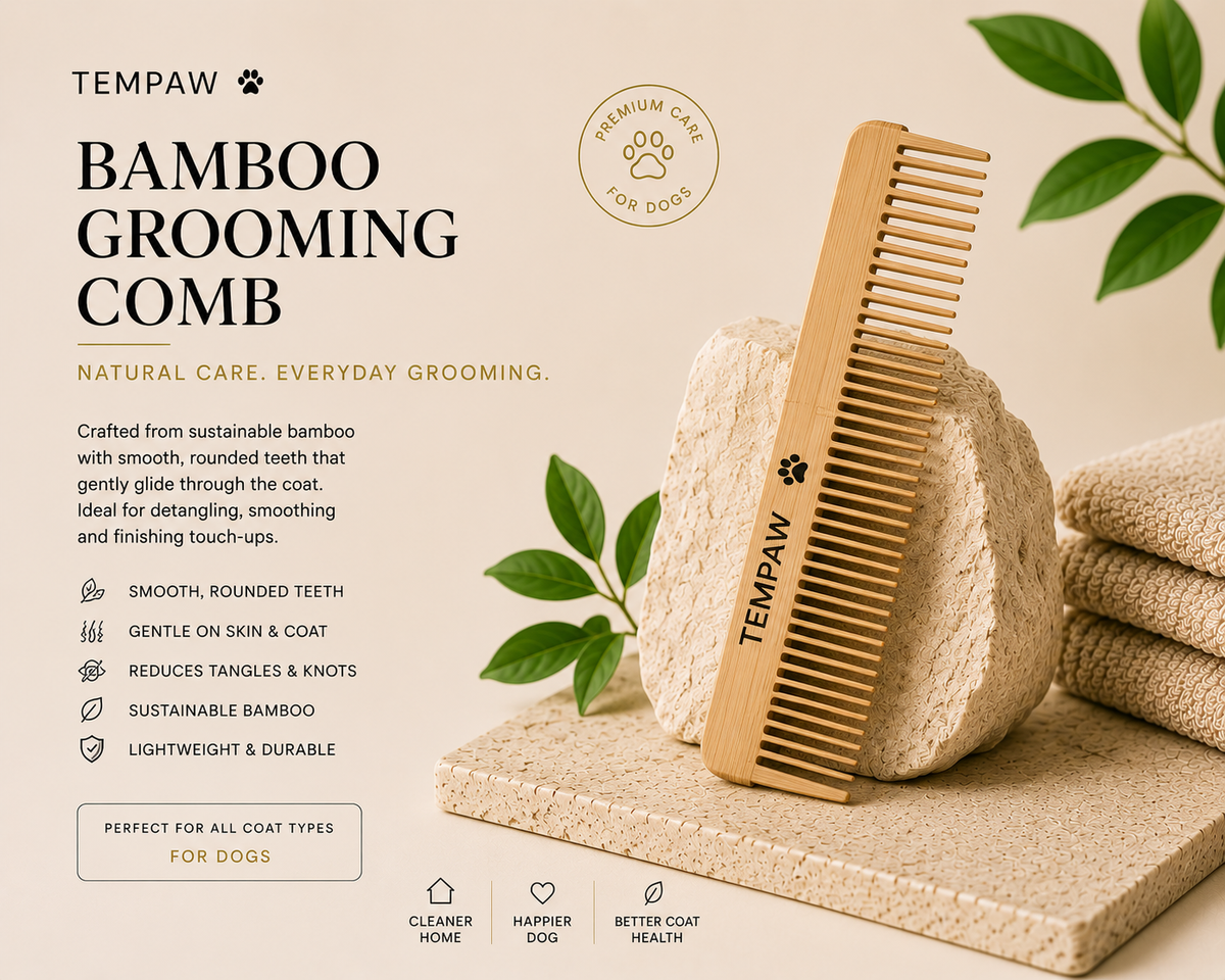 Tempaw bamboo grooming comb