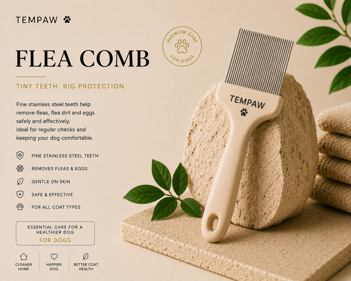Tempaw flea comb