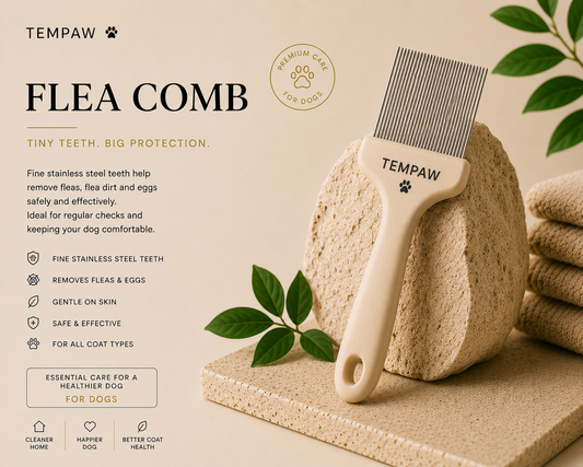 Tempaw flea comb