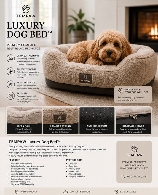 Luxury dog bed