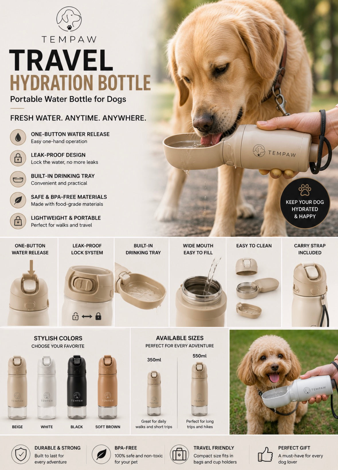 Travel Hydration Bottle