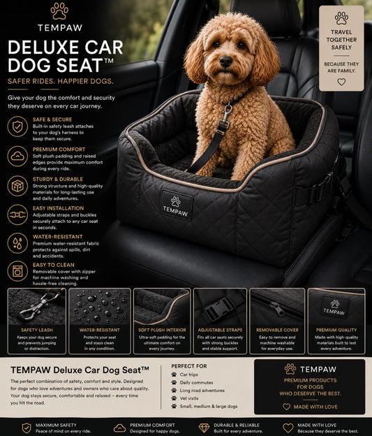 Deluxe car dog seat